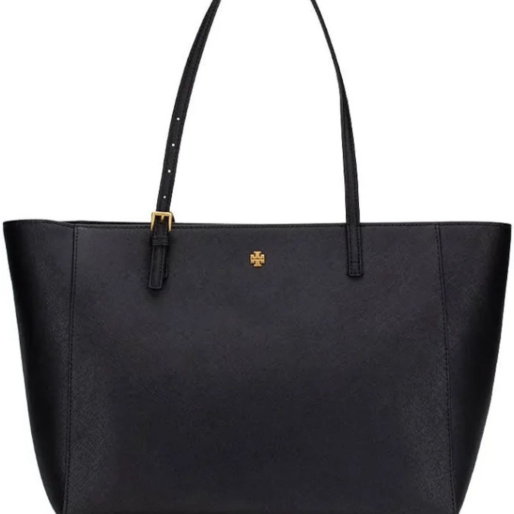 Emerson Navy Tote Bag by Tory Burch
